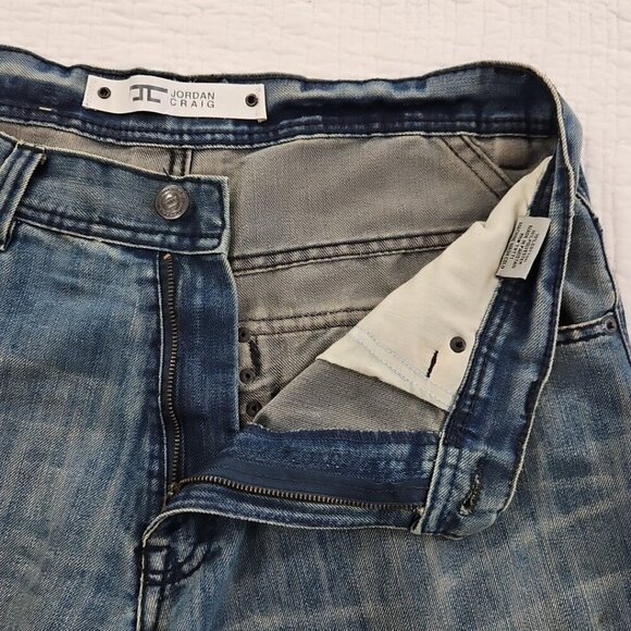 Jordan Craig Jeans Men's 36x32 Legacy Edition Straight Leg Relaxed EUC Med Wash - Picture 13 of 16